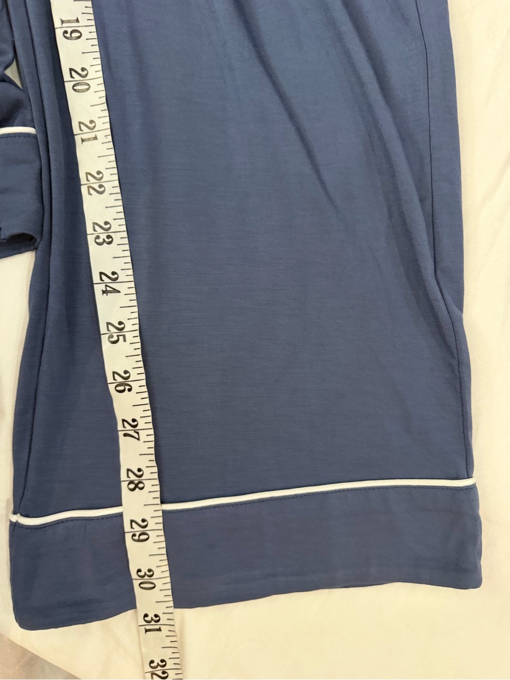 NWT EDEN & OM Bamboo Pajama Pants Blue Ice S - Picture 12 of 14